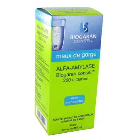 Alfa Amylase Sirop Ml