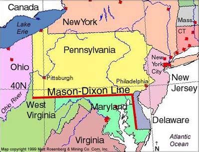 MR. HALL'S AMERICAN HISTORY CLASS: The Mason-Dixon Line