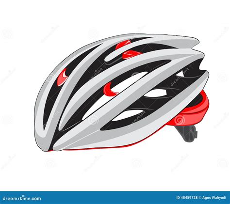 Bike Or Bicycle Helmet Illustration Isolated Stock Illustration