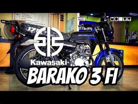 New Kawasaki Barako Fi Black Blue Imdtv Youtube