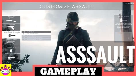 Assault Class Battlefield 1 Gameplay Beta Youtube