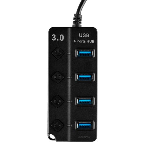 Hub USB Cu 4 Porturi 3 0 Comutator Individual Compatibilitate