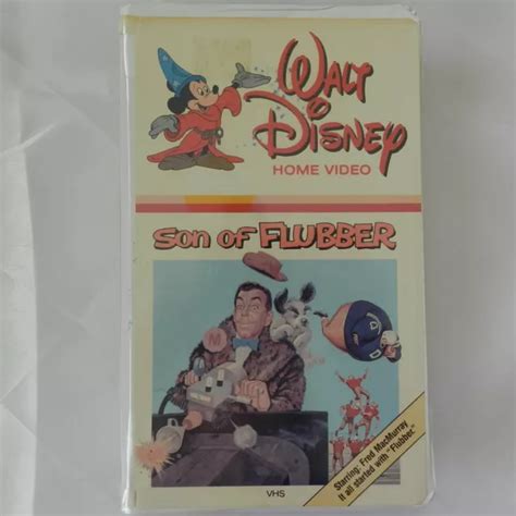 Son Of Flubber Vintage Disney Vhs Tape Collectible White Clamshell