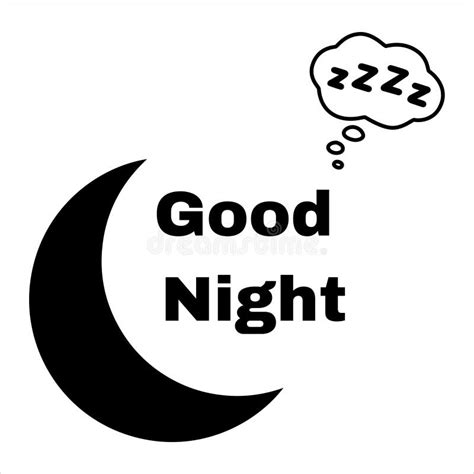 Good Night Good Night Poster Design Good Sleep Sleep Stock Vector Illustration Of Cloudy