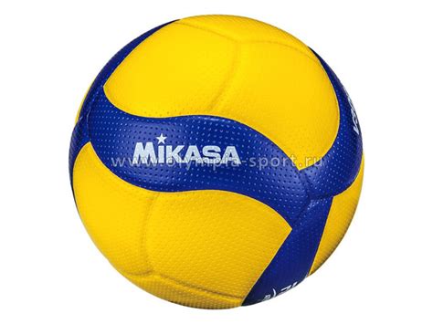 Мяч волейбольный MIKASA V300W р.5 сертификат FIVB Approved , синт.кожа ...