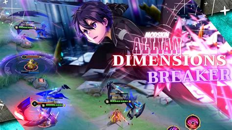 Rov Mod Skin Aov Allain Kirito Dimension Breaker