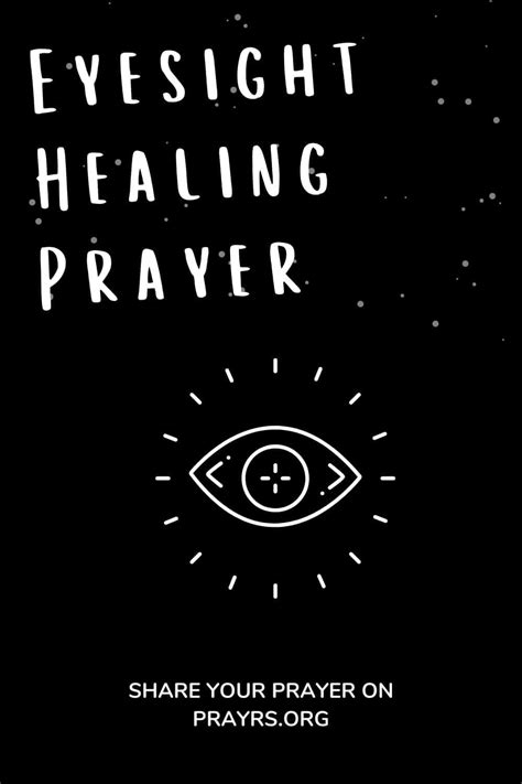 Prayer For Healing Eyes Prayrs