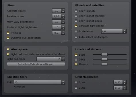 Milky Way Sky View From Stellarium Software Vs Sky View With Naked