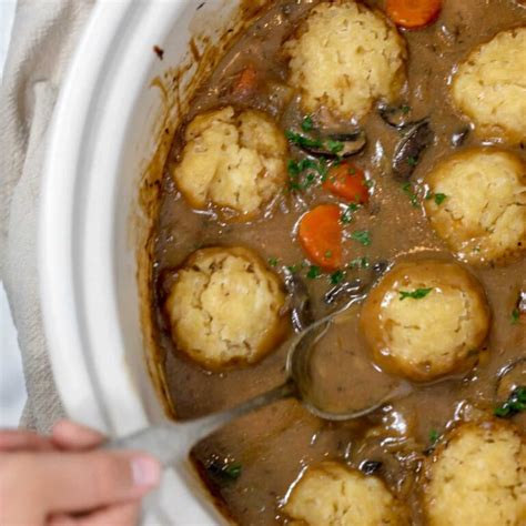 Slow Cooker Beef And Ale Stew With Dumplings Apply To Face Blog