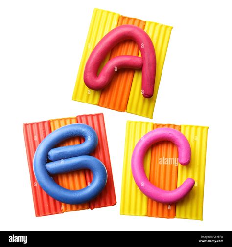 Plastilina letras fotografías e imágenes de alta resolución Alamy