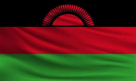 Vector Bandeira Do Malawi Vetor Premium