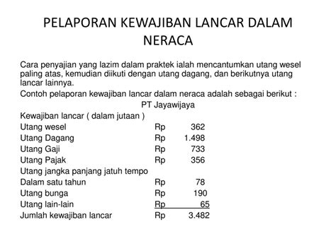 Kumpulan Soal Utang Lancar