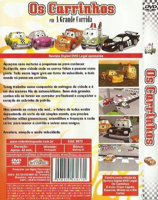 Dvd Os Carrinhos Em A Grande Corrida Shopee Brasil