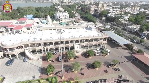 Aerial View Of Shree Swaminarayan Temple Bhuj Youtube