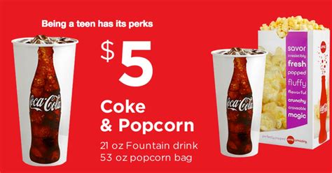 AMC Theatres Teen Students Can Score A Drink Popcorn For Just 5