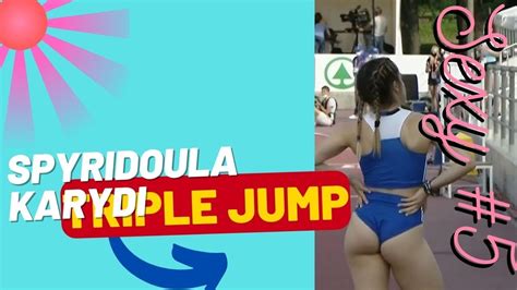 Spyridoula Karydi Salto Triplo Triple Jump Youtube