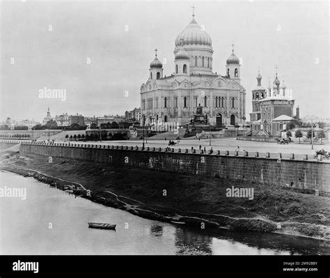 Cathedral of Christ the Savior church in Moscow Russia ca. Between 1883 ...