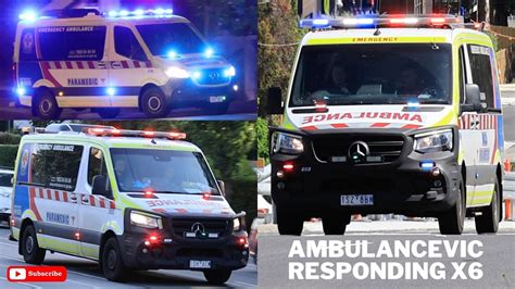 Av Mica General Ambulances Responding Code 1 X6 Medical