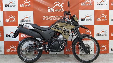 Yamaha Xtz 250 Lander 2022 Abs Bege KM Motos Sua Loja De Motos Semi