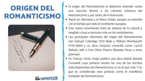 Caracteristicas Generales Romanticismo