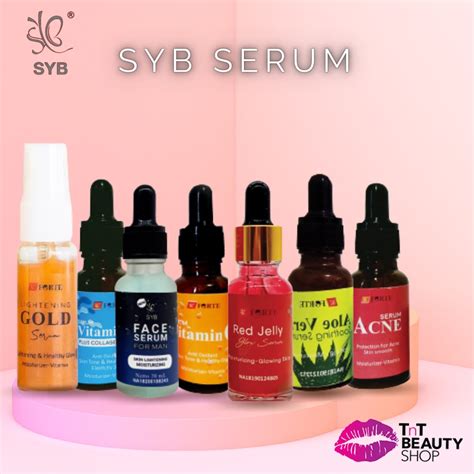 Jual Syb Face Serum Red Jelly Gold Aloe Vera Acne Vitamin C