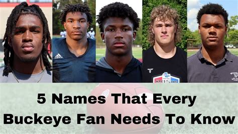 Get To Know 5 Top Ohio State Recruiting Targets - Win Big Sports