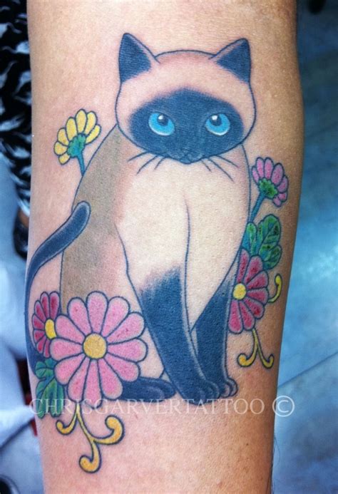 Siamese Cat Tattoo Siamese Cat Tattoos Tattoos Cute Tattoos