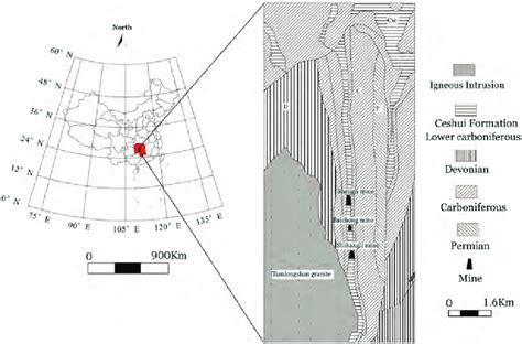 Geological Sketch Map Of The Study Region Download Scientific Diagram