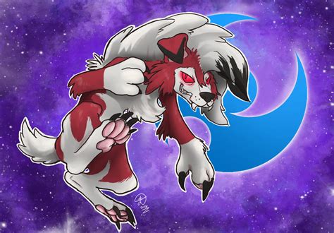 Lycanroc Midnight Form by AeonianDragon76 on DeviantArt