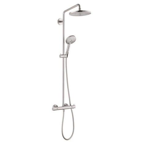 Hansgrohe Raindance Brushed Nickel 1 Spray Rain Shower Head And