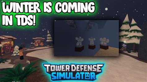 HIDDEN STATUES IN WINTER LOBBY Tower Defense Simulator ROBLOX YouTube