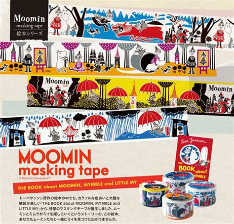 【楽天市場】【moominグッズ】三宅商店 マスキングテープ ムーミン 1p 絵本シリーズ ミイと海 Moo Bk002 ★幅30mmのマステ