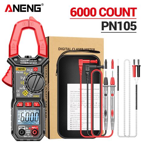 Aneng Digital Multimeter Voltage Tester Clamp Meter Voice Indicator