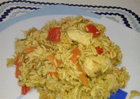 Como Hacer Arroz Al Curry Con Pollo Varios De Pollo