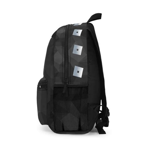 Roblox Backpack for Boys, Roblox Games. Black backpack with geometric ...