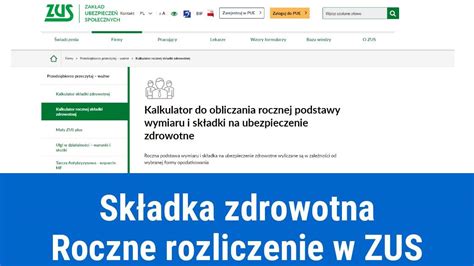 Jak Obliczy Doch D Do Wyliczenia Sk Adki Zdrowotnej