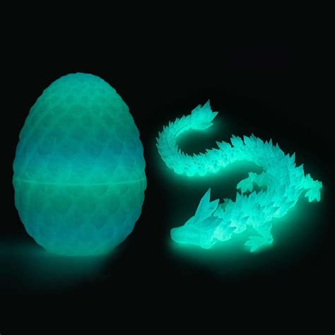 Dragon Egg D Printed Dragon Fidget Toys For Adults Posable Flexible