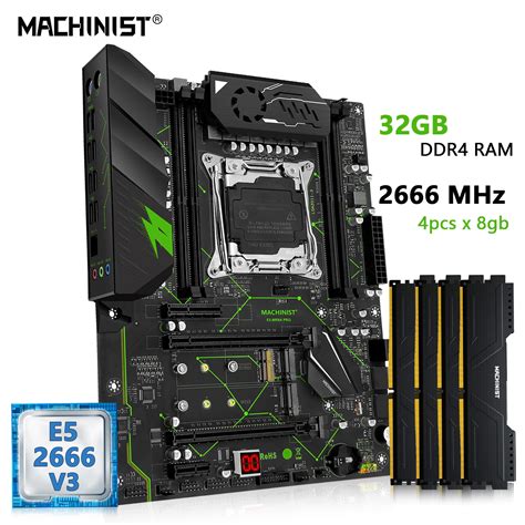 Machinista E Mr A Pro X Placa M E Combo Lga Conjunto Kit Xeon