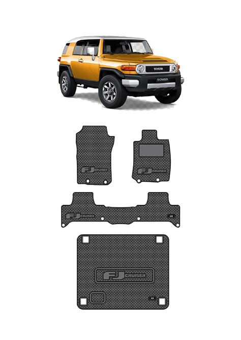 Toyota Fj Cruiser Rubber Mats Rubber Direct