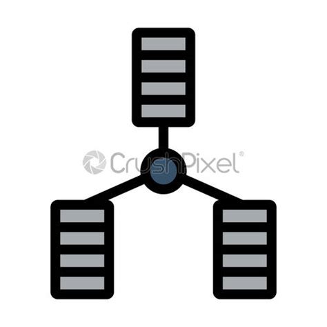 Icona Database Vettore Stock Crushpixel