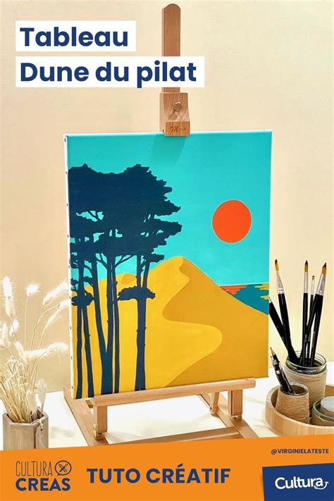 DIY Tableau Minimaliste Dune Du Pilat En 2023 Dune Du Pilat Diy