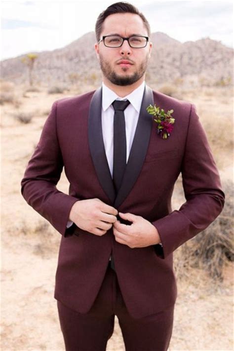 Groom Burgundy Wedding Suit Ubicaciondepersonas Cdmx Gob Mx