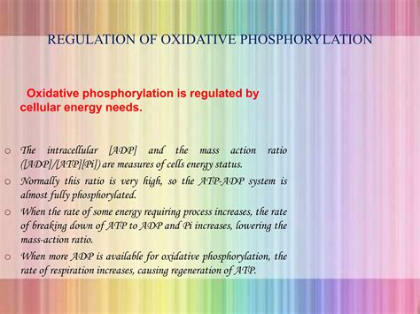 Oxidative Phosphorylation Ppt