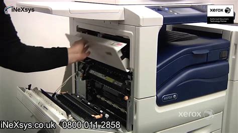 How To Clear A Jam Xerox 5300 Series Youtube