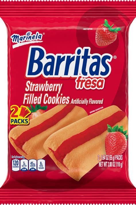 Marinela Barritas De Fresa En Caja Strawberry Bars Weee