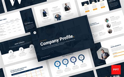 Company Profile Presentation Powerpoint Template