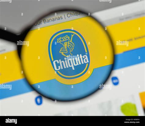 Milan Italy August 10 2017 Chiquita Logo On The Website Homepage