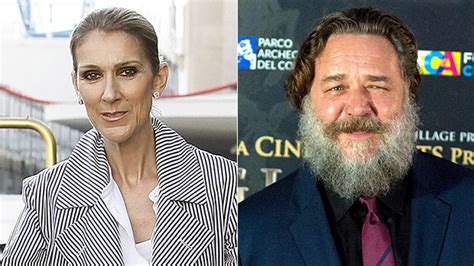 Is Celine Dion Dating Russell Crowe New Report Claims Theyre An Item