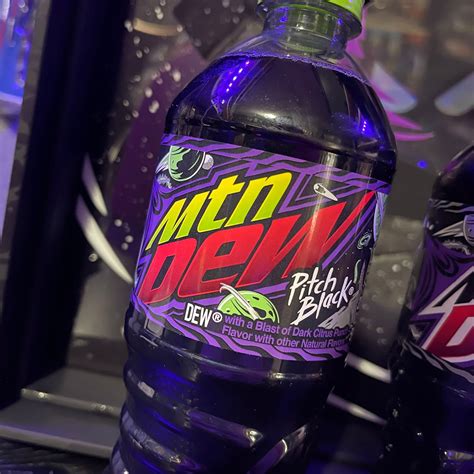 Its Official Mtn Dew Pitch Black Returns To Stores In 2023