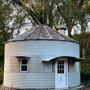 Grain Bin Cottage With Awnings Built On Your Pad Etsy